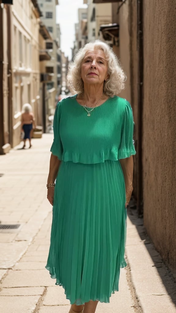 🎉New product launch💐 – solid color loose half-sleeved round neck dress