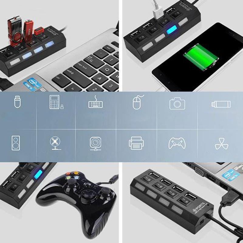 🔥High Speed Multi-Port USB Hub